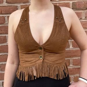 VINTAGE FRINGE VEST 🐻